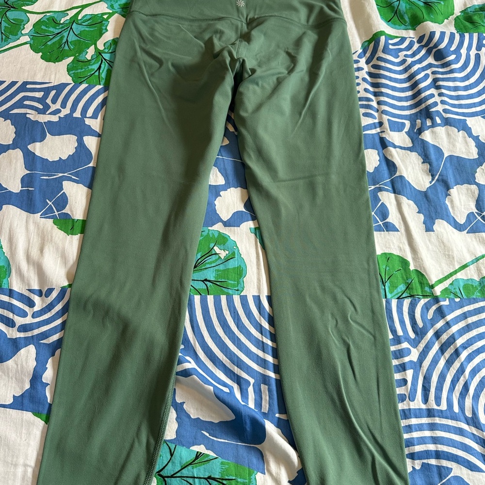 Athleta Mint Green High-Rise Elation 7/8 Tights